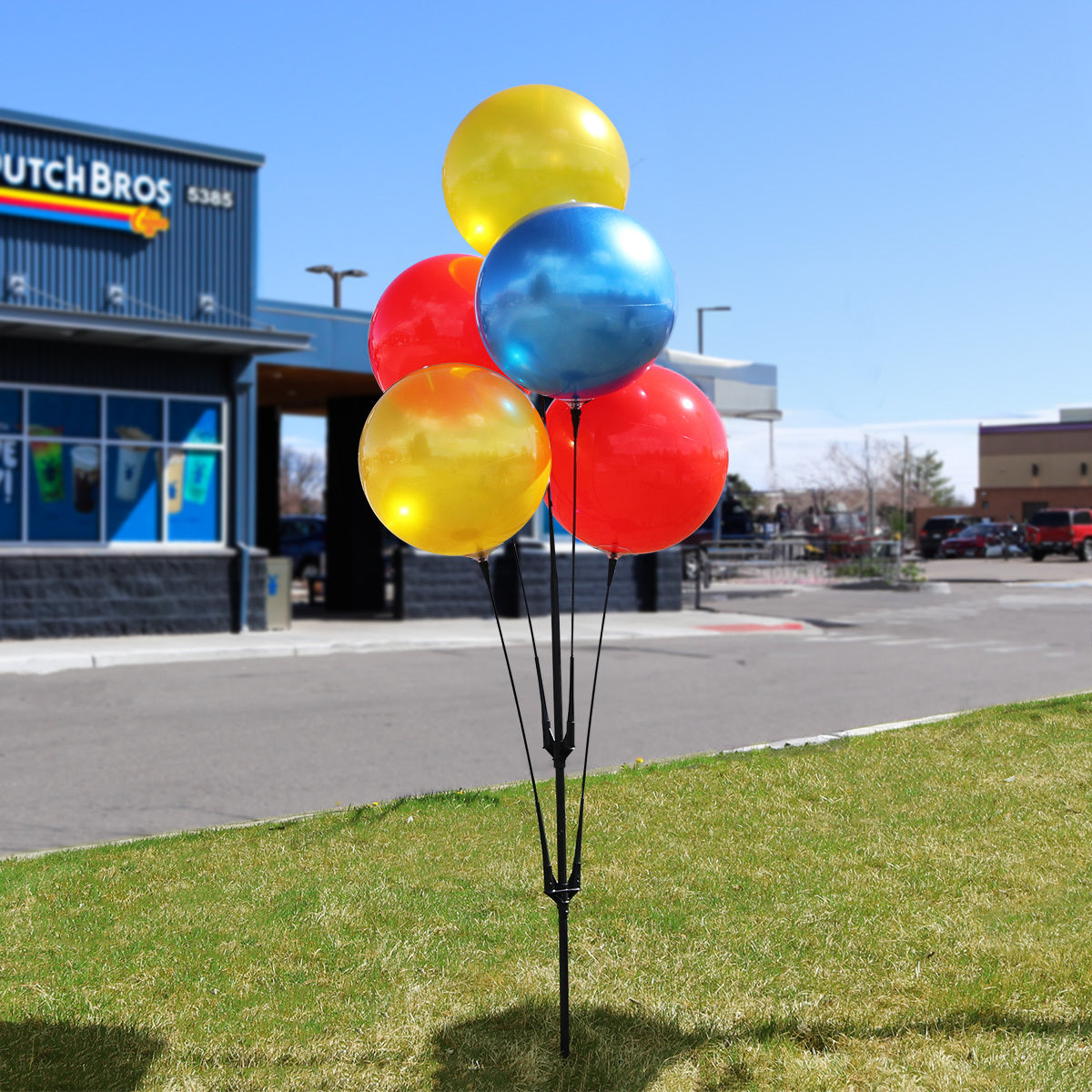 DuraBalloon HeliumFree Balloon Cluster - Permanent & Reusable deals - Weatherproof!