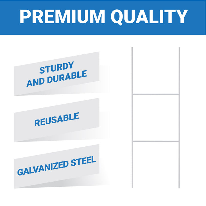 Yard Sign Stakes - Standard H-Stakes